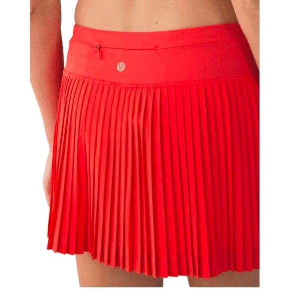 LULULEMON ATHLETICA Pleat To The Street Skirt II In Alarming Size 8 - Picture 4 of 6